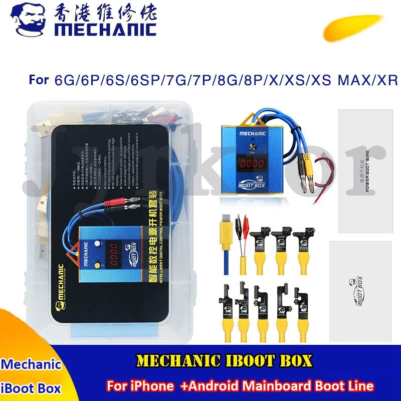 Тестовый Кабель источника питания MECHANIC iBoot Box с переключателем ВКЛ/ВЫКЛ для