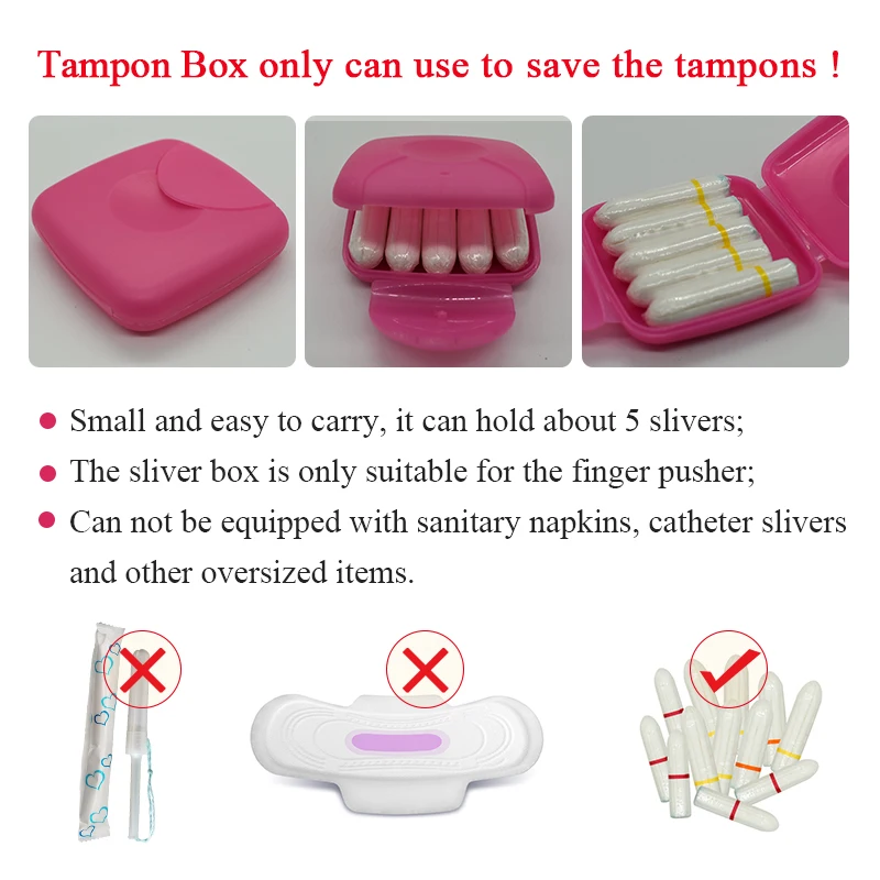 5pcs/box Swab tampons similar Menstrual Cup vagina sanitary pads Suit travel tampon with box Women pad | Красота и здоровье