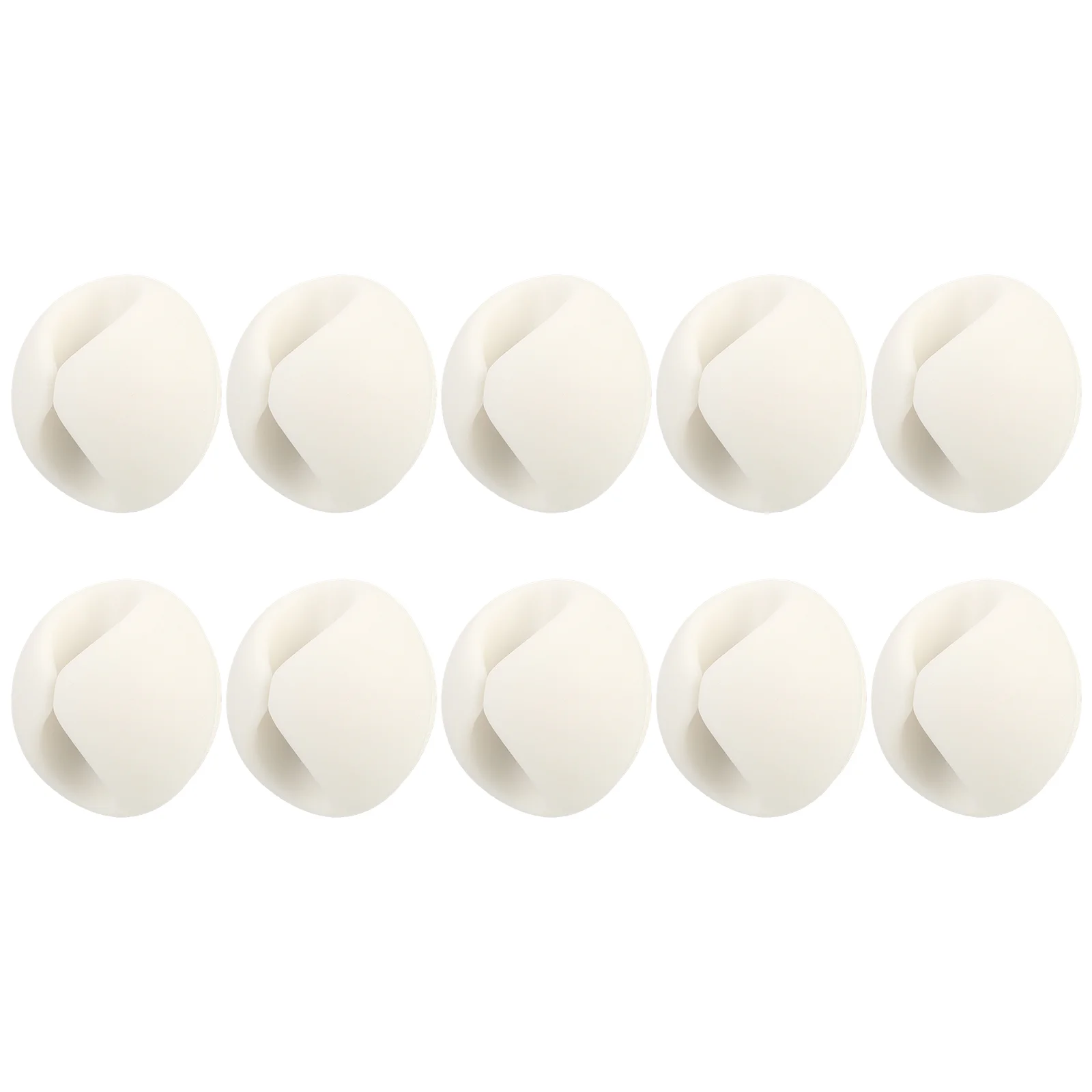 

10pcs Desktop Cable Organizers Multipurpose Cable Clips Single Hole Wire Clips