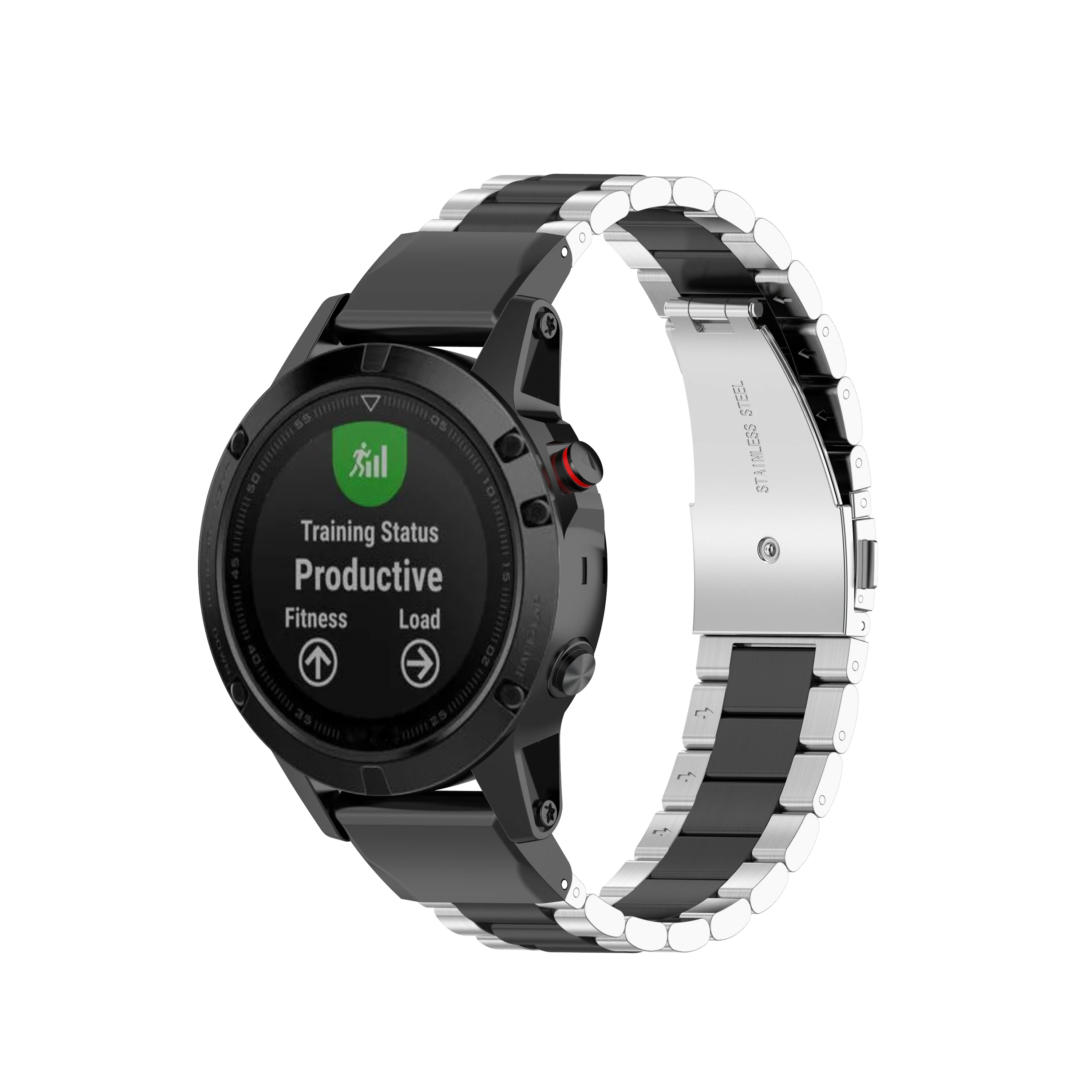 Новый смарт браслет для Garmin Fenix 5 Band 22 мм из нержавеющей стали быстрое крепление