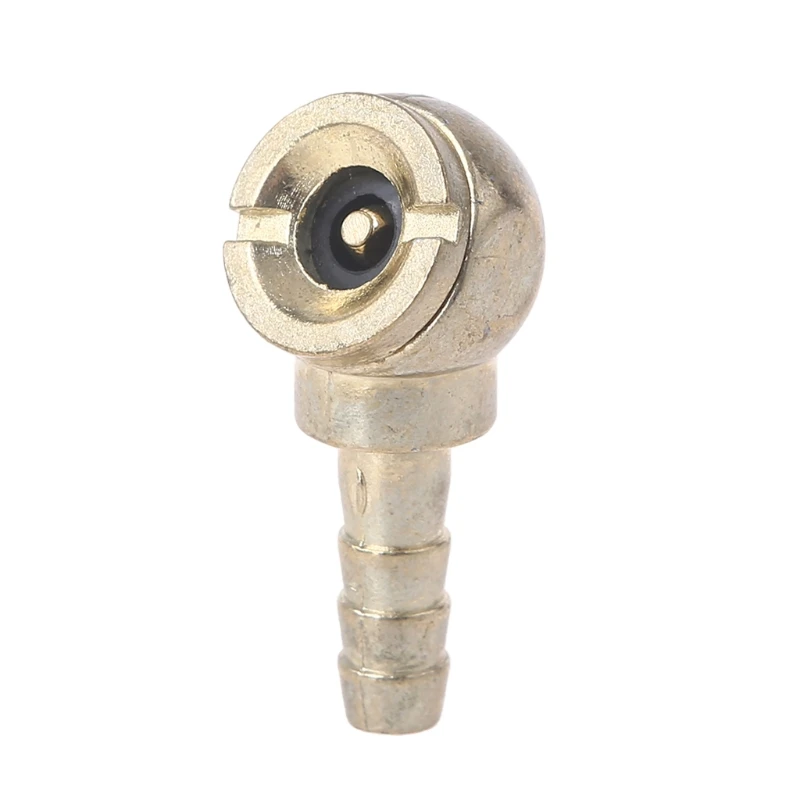 6XDD Tyre Inflator Gauge Fitting Tool Direct Line Air Chuck with 8mm Hose Barb Ball Foot Tire Tire/Tyre | Инструменты