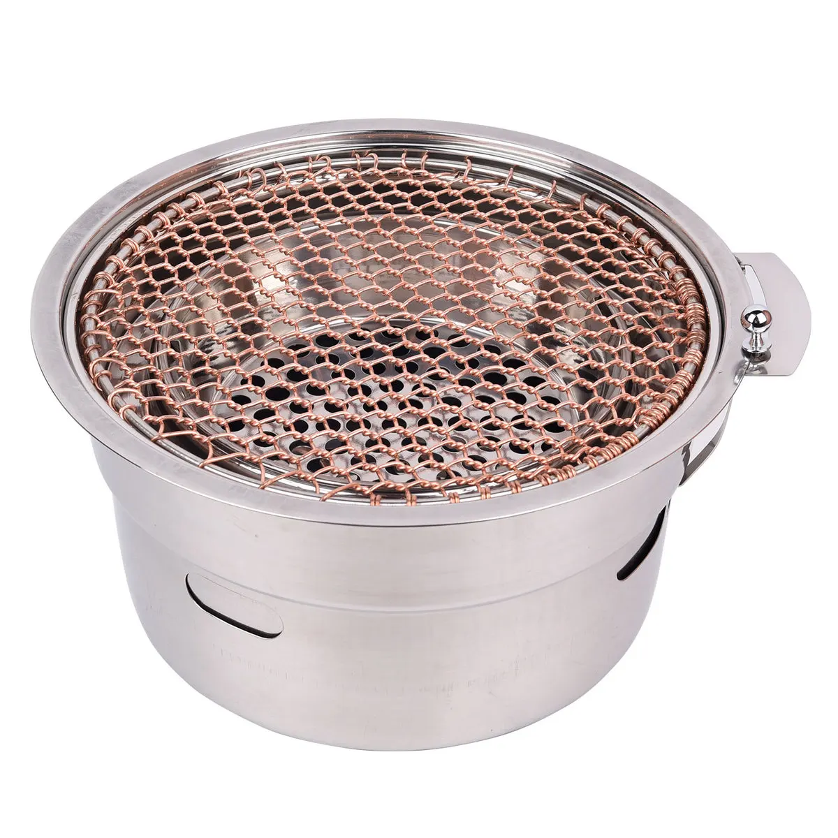 Корейский стиль дымовая углеродная печь большого размера коммерческий гриль для