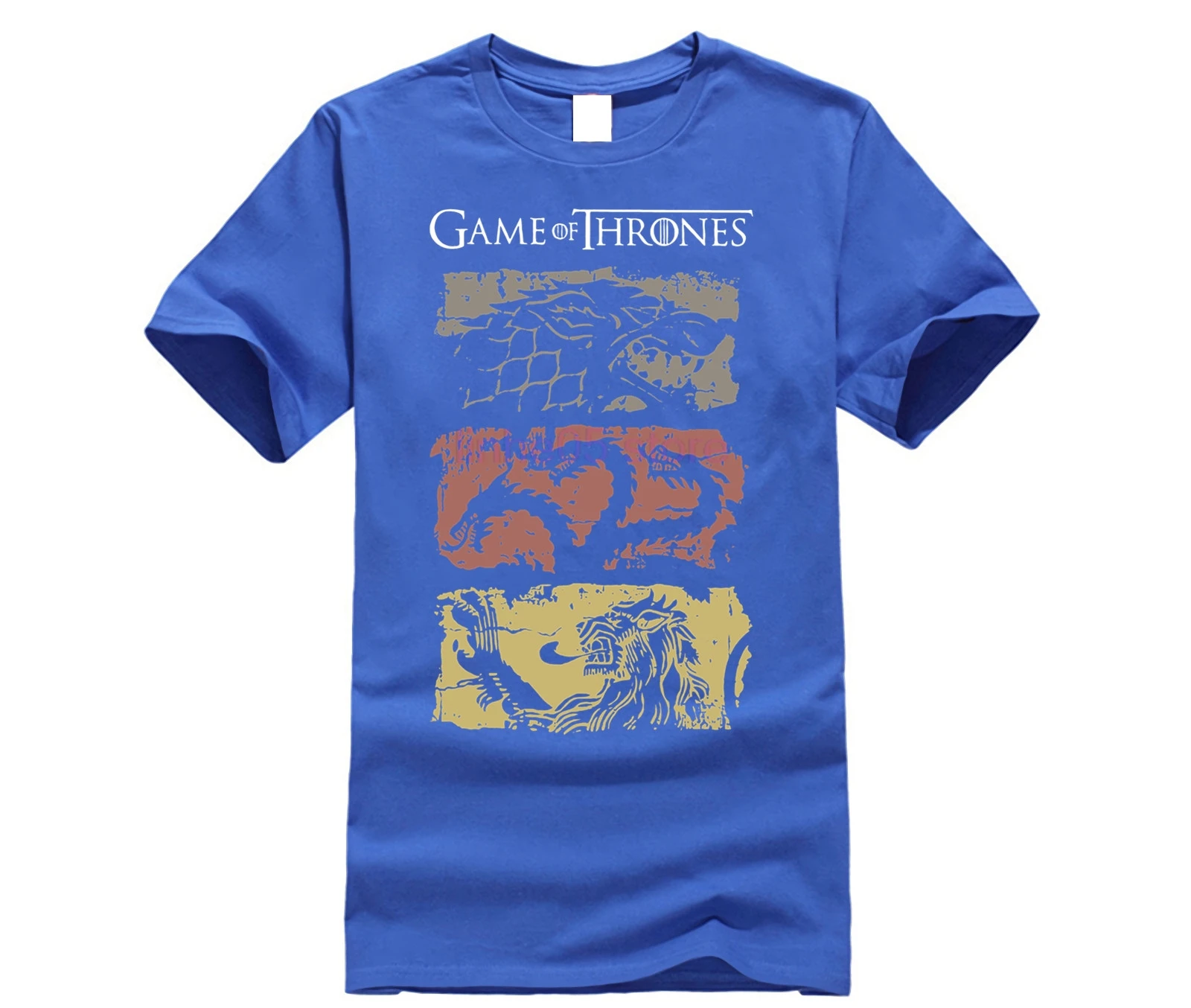 Винтажные мужские футболки Игра престолов футболка из 100% хлопка для сериала Дом