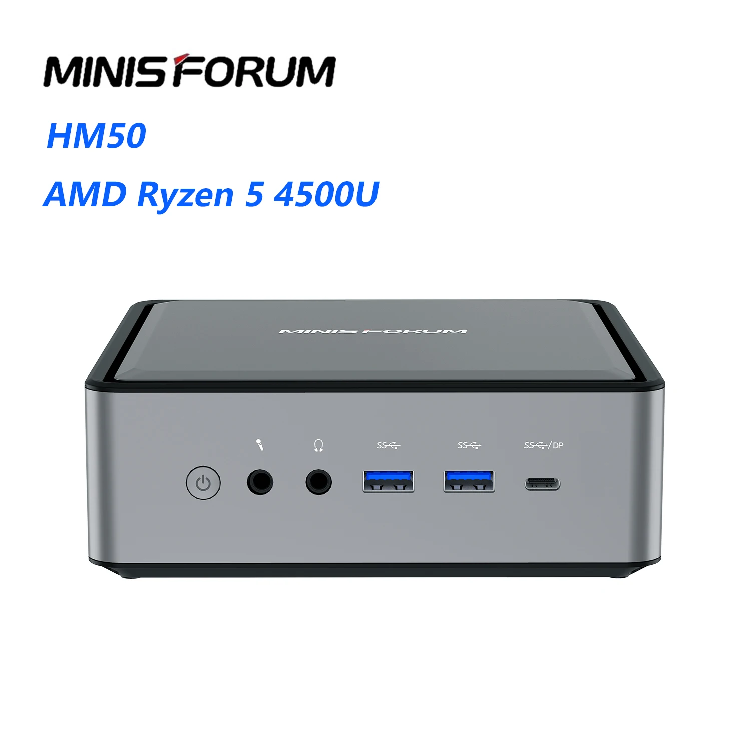 Мини ПК MINISFORUM HM50 AMD Ryzen 5 4500U Windows 10 Pro 16 ГБ DDR4 256 ГБ/512 Гб SSD 2 4G 5G WiFi BT мини игровой