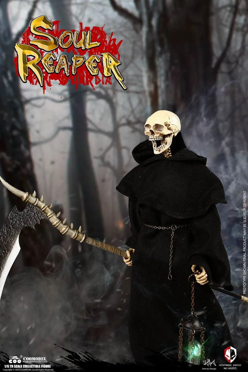 

Preorder COOMODEL NS005 1/6 Scale Alloy Die-casting Nightmare Series Grim Reaper Soul Reaper Full Set Action Figure Model