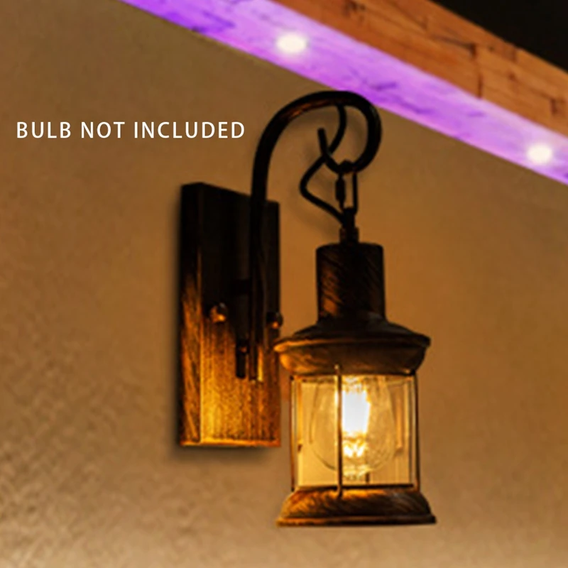 

Retro Industrial Style Wall Lamp Bar Restaurant Nostalgic Aisle Wall Decoration Creative Personality Wrought Iron Lamps
