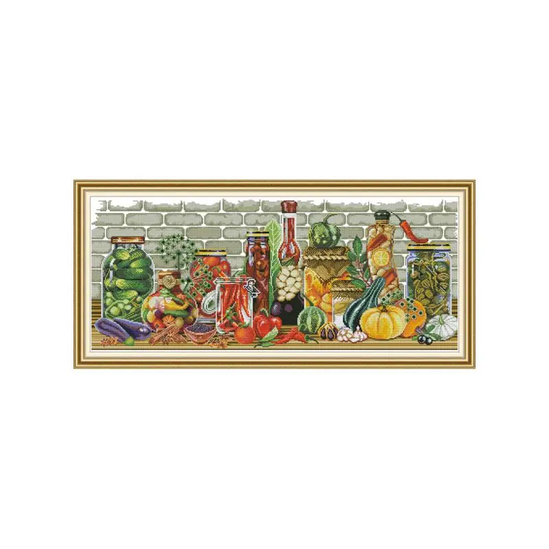 

Овощи «сделай сам» рукоделие считает 14CT Вышивка крестиком