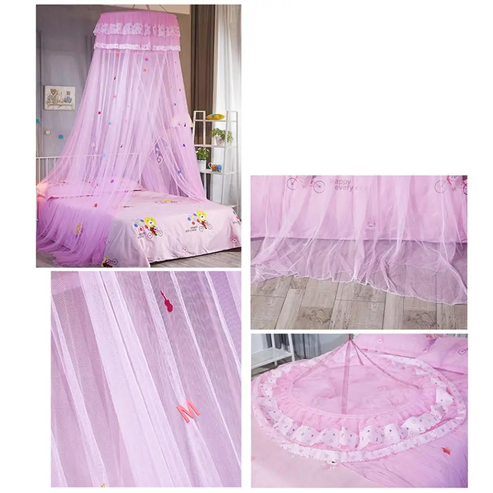 

5 Style Romantic Mosquito Lace Canopy Mosquito Net For Double Bed Mosquito Repellent Tent Lace Net For Girl Baby Room Decoration