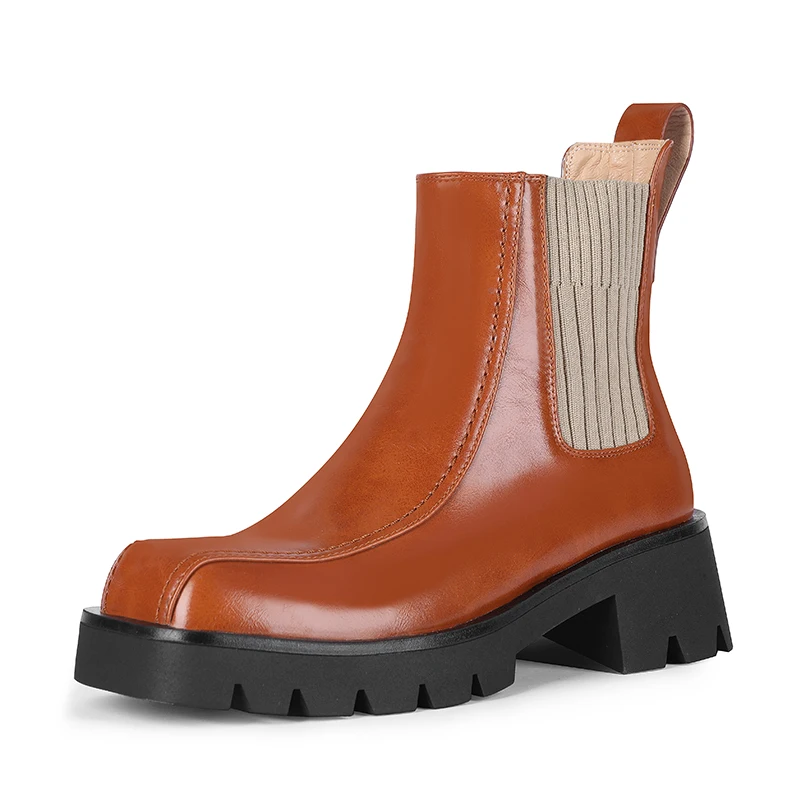 

Женские ботильоны с квадратным носком, на толстом высоком каблуке, размеры 34-43