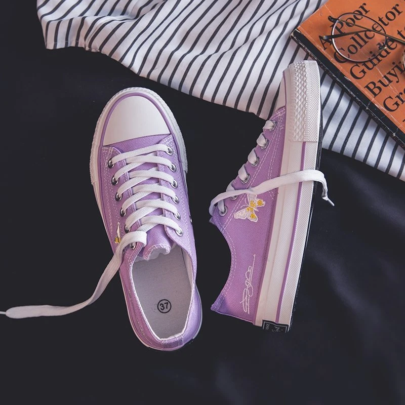 Кеды женские холщовые кроссовки на платформе шнуровке повседневная обувь с