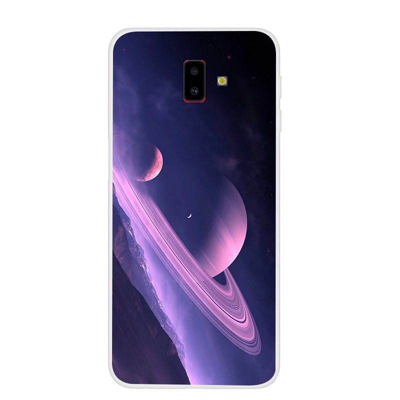 Для samsung Galaxy J6 + J610 Prime Plus чехол силиконовый для +/J6Prime/J6Plus/J6 Fundas тонкий звездный |