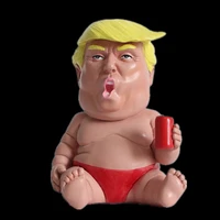 cute trump red underwear posture resin action figure collectible model hot toy for child birthday gift home decoration