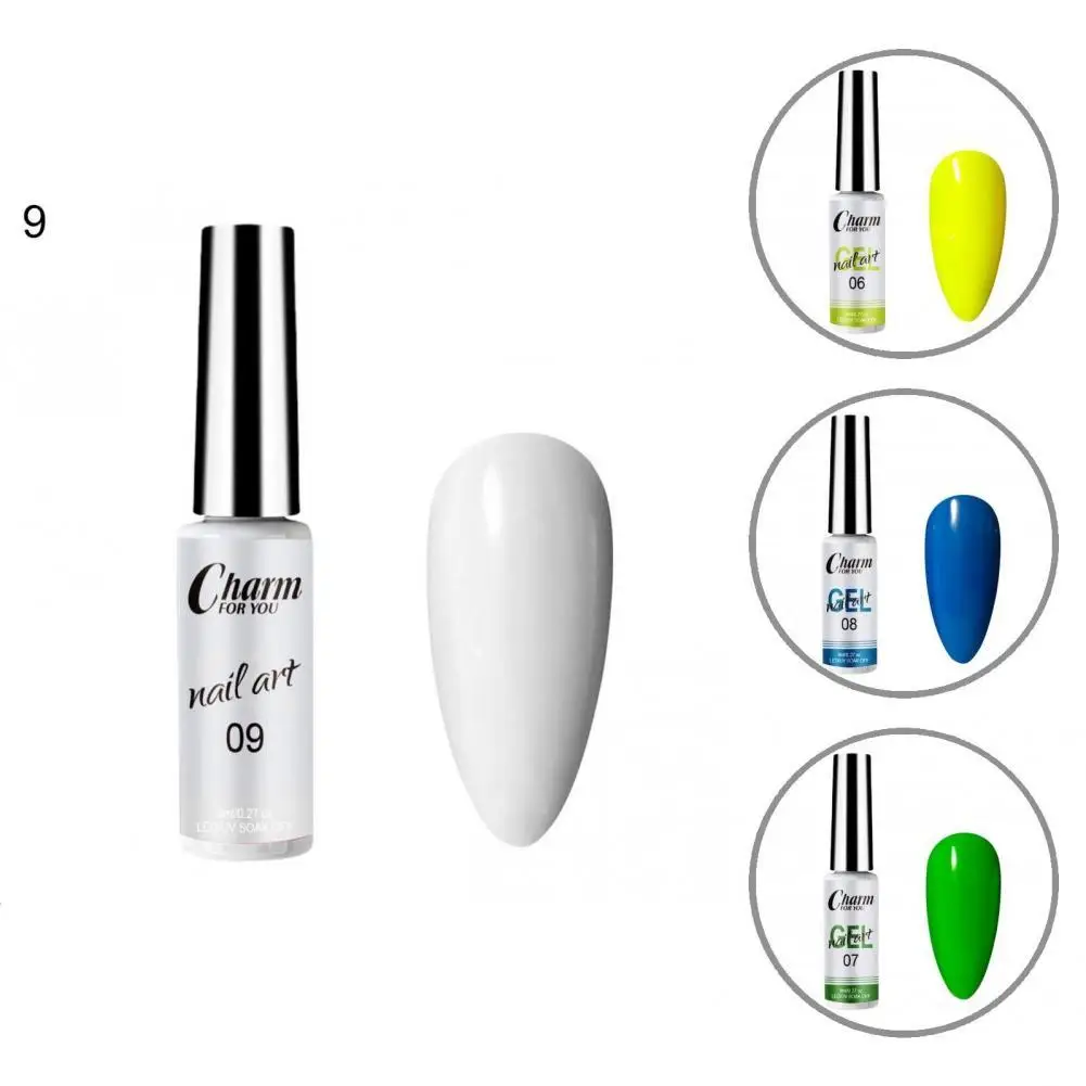 

Resin Excellent Nail Polish Gel Nail Coloring Tools Mini Nail Polish Gel Multi-purpose for Lady