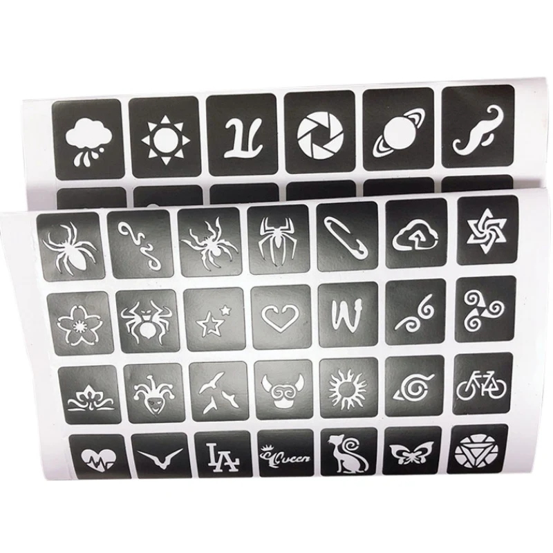 Алмазная блестящая Татуировка набор мерцающая пудра для макияжа кисть