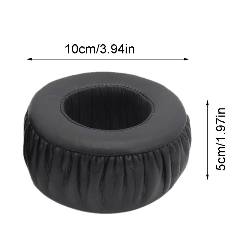 

2 Pcs Replacement Soft Ear Pads Cushions Headset Cover Earpads Repair Parts for MDR-XB500 Headphone