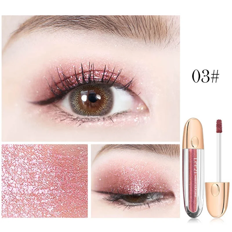 

Shimmer Eyeshadow Liquid Makeup Glitter Waterproof Smudge-proof Liquid Eye Shadow Liquid Powder