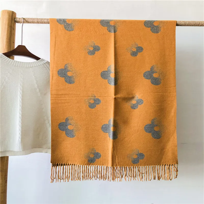 Новинка осенне-зимняя теплая шаль женская модель 2019 года женский шарф с двумя