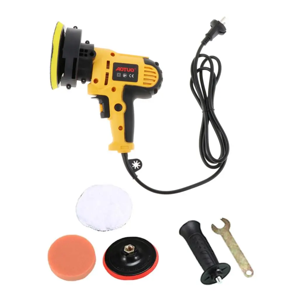 

Электрическая полировальная машинка для автомобиля 220 В 600-3700 об./мин 5500 Вт, автоматическая полировальная машина, шлифовальная машина с евро...