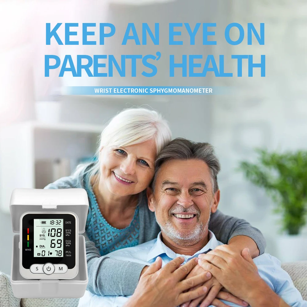 Новинка! Монитор артериального давления на запястье автоматическое цифровое