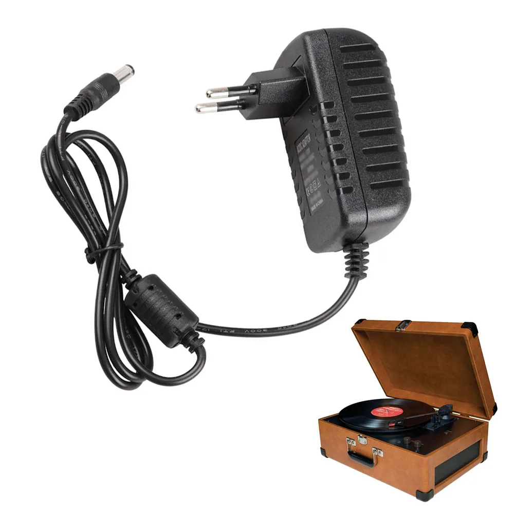 DC 12V записьной проигрыватель, проигрыватель Зарядное устройство адаптер для Crosley Radio CR49 CR89 CR49-BT CR49-TA CR249 CR249-TA CR32CD CR6233A CR7002A