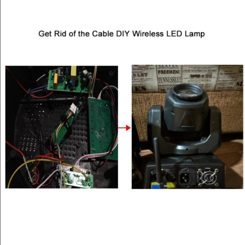 Беспроводсветильник печатная плата DMX512 приемник-передатчик с движущейся