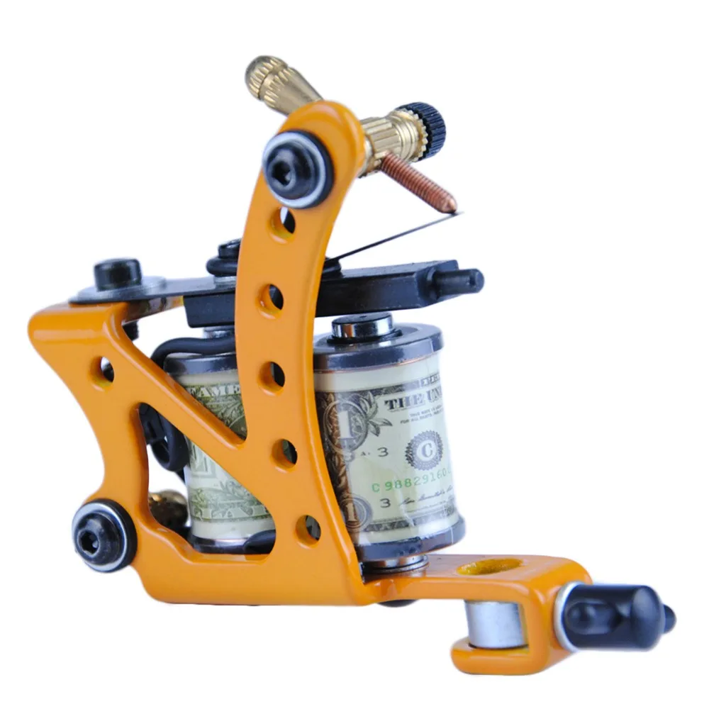 Полный комплект татуировки 2 тату машины пистолет черные чернила набор питания