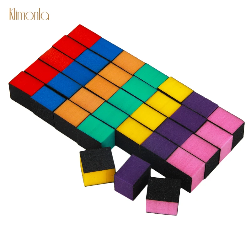 

100 шт., Разноцветные Мини-пилки для ногтей, 80/80/100