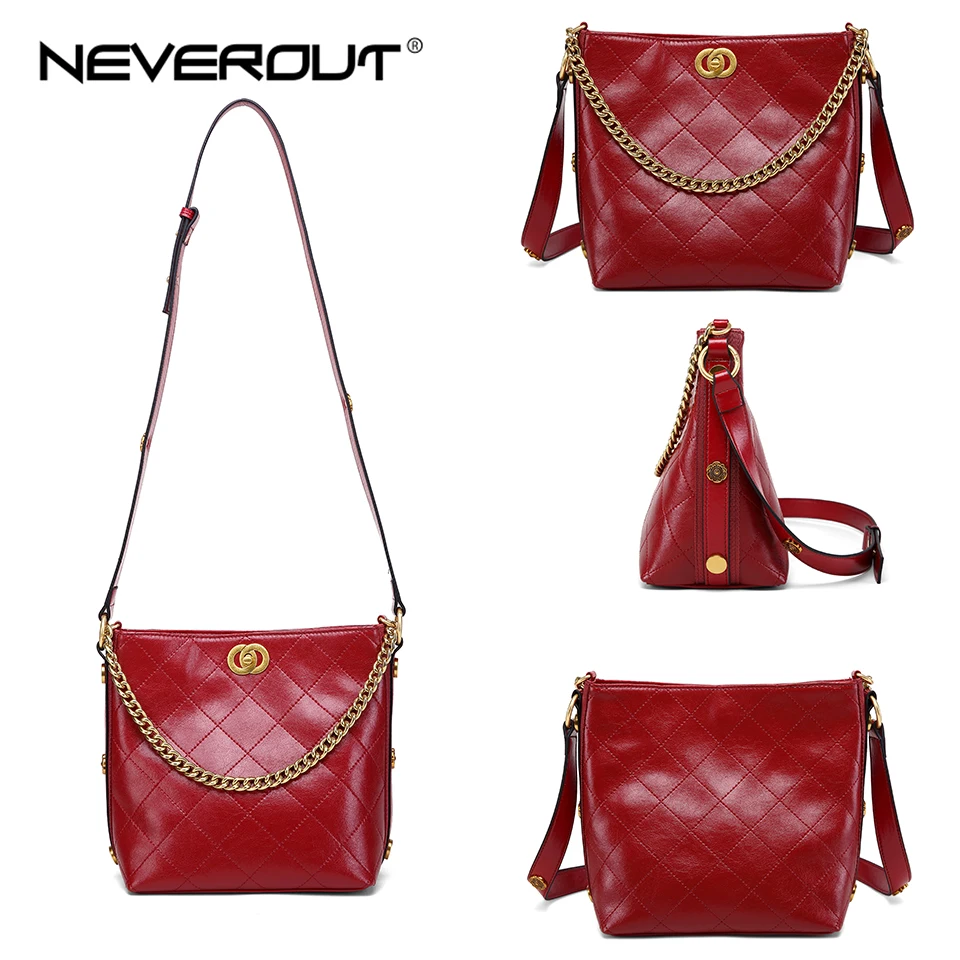 Классическая Сумка-хобс NEVEROUT винтажная сумка на плечо из сплит-кожи 4 цвета 2019 |