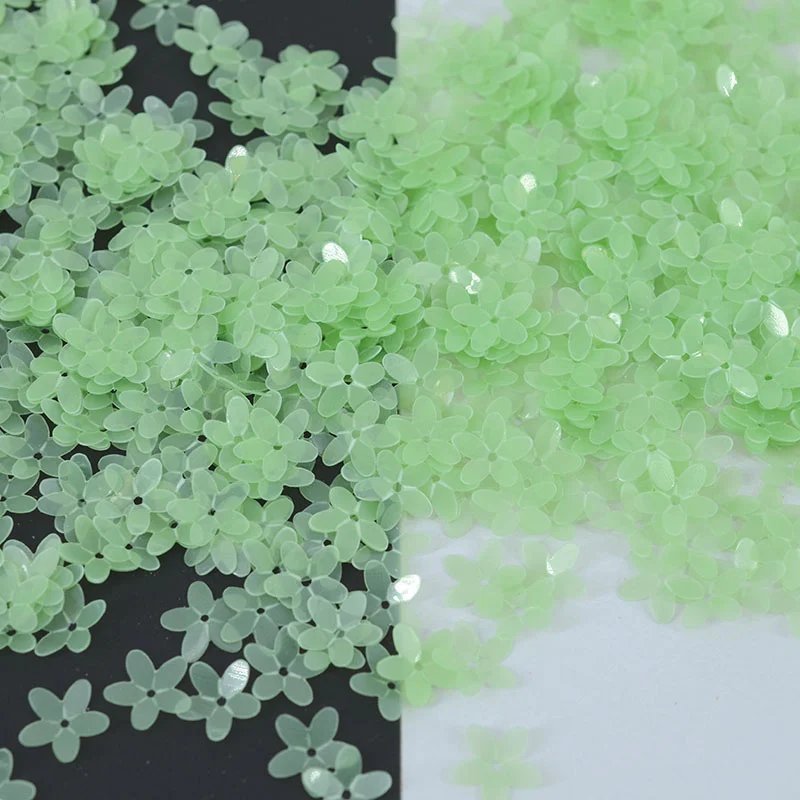 3000 шт. (50 г) 10 мм матовый белый цветок пайетки россыпью фурнитура для