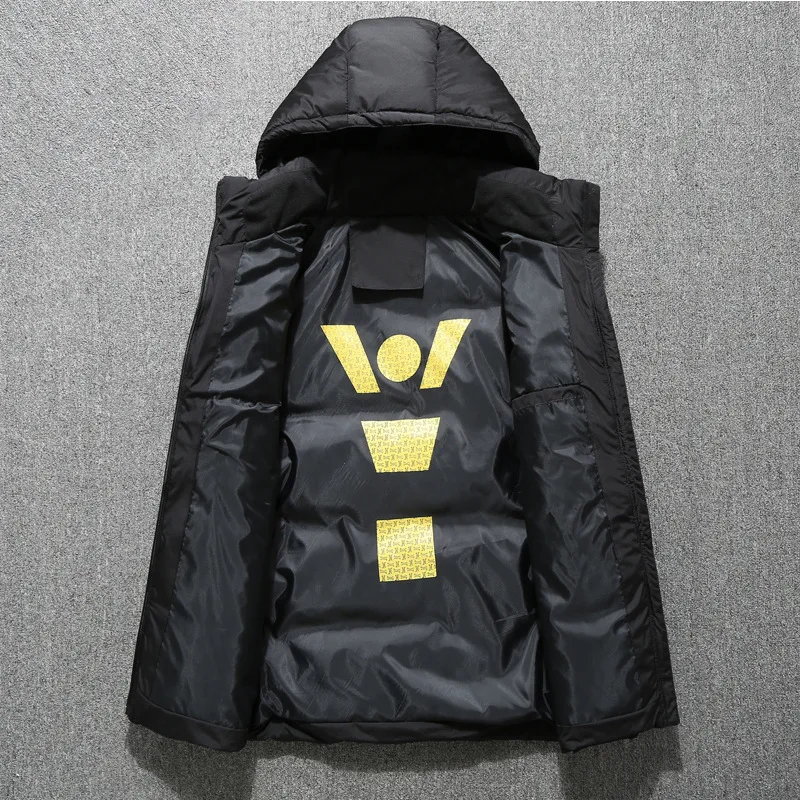 2022 New Winter Jacket Men Hooded Thick Warm Duck Down Jacket Men Parka Casual High Quality Mens Overcoat Winter Down Coats Men