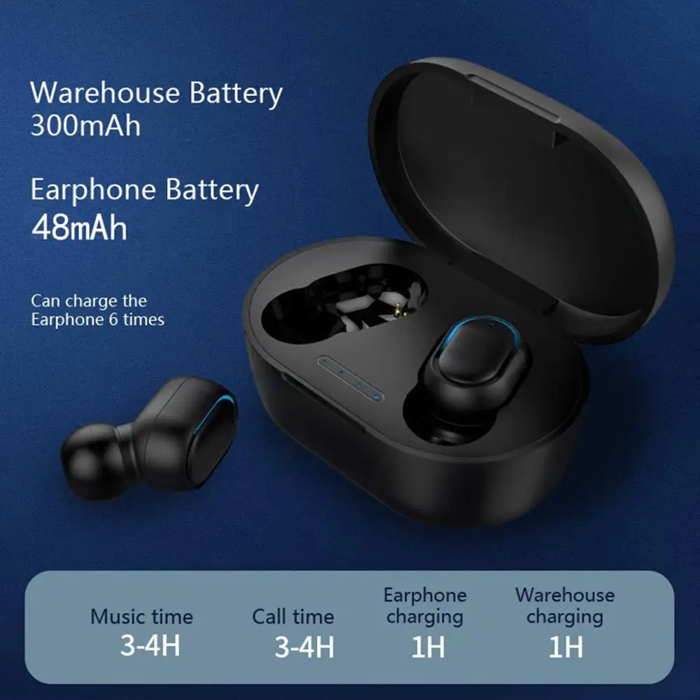 Беспроводные наушники Bluetooth 5 0 TWS гарнитура HIFI мини в ухо спортивные беговые для