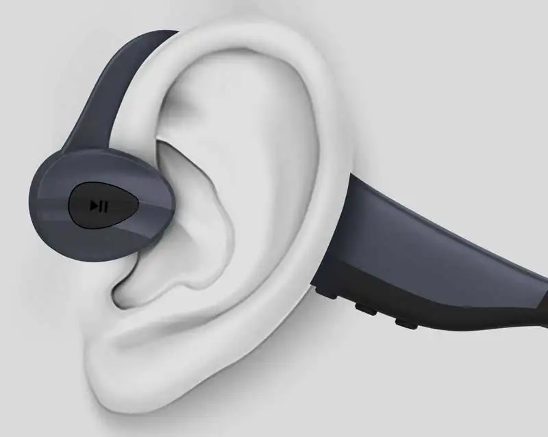 Костной проводимости наушники MP3 плеер 16 Гб IPX8 водонепроницаемый для плавания Bluetooth 5,0 наушники 2 в 1 гарнитура открытый ухо