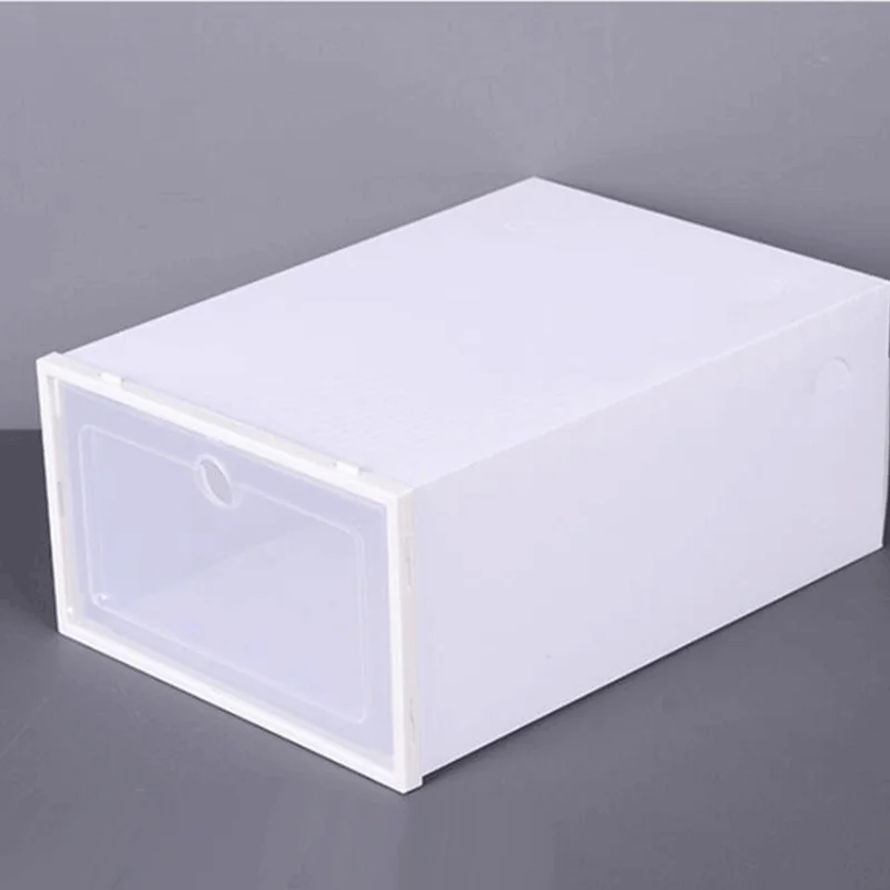

Thickened shoe box transparent shoe box plastic clamshell drawer shoe box household goods storage box