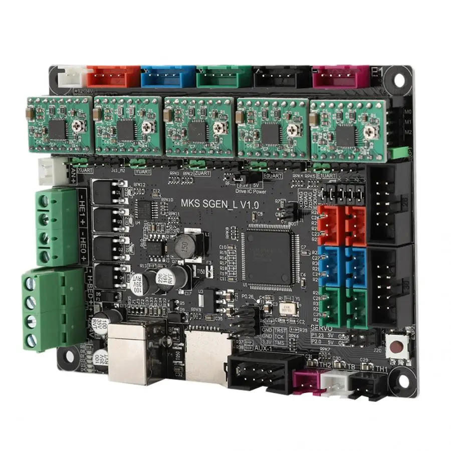 Детали материнской платы для 3D принтера MKS SGen L + A4988 комплект привода