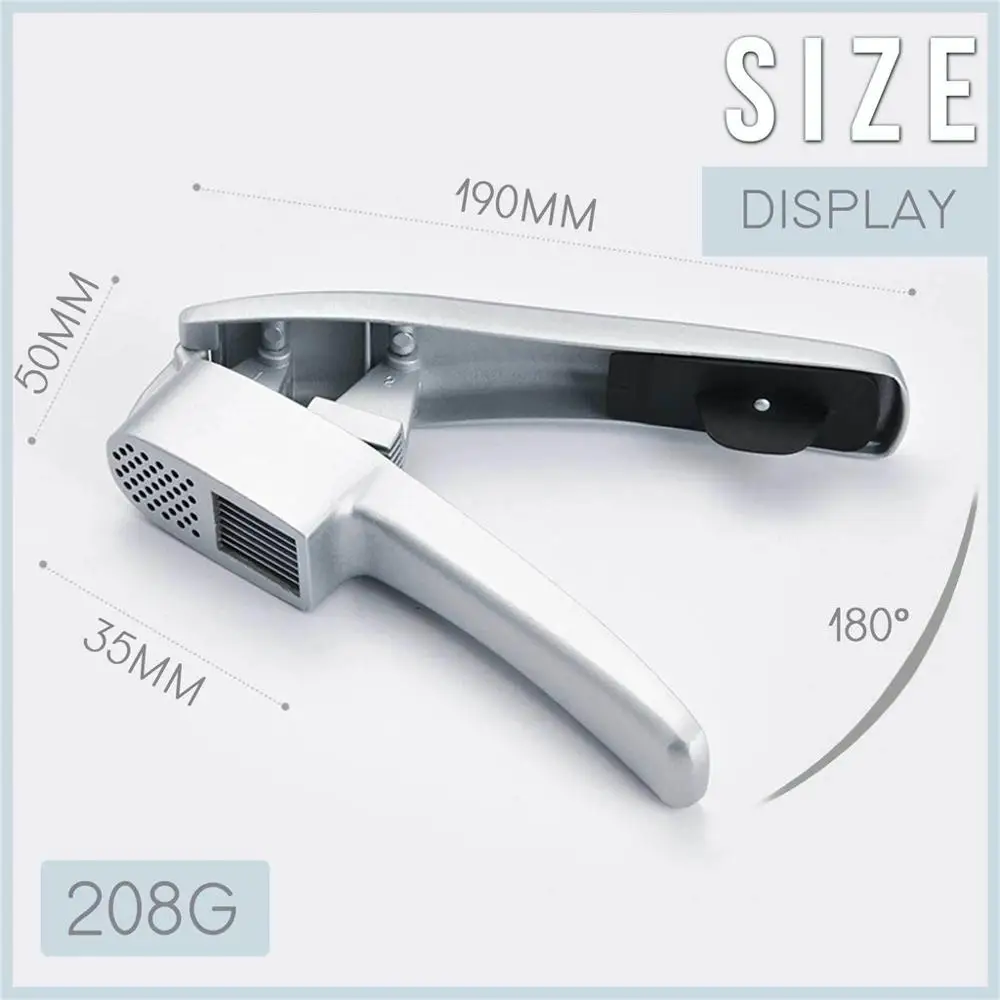 2 в 1 пресс для чеснока мясорубка и ломтик алюминиевая дробилка Мясорубка аппарат