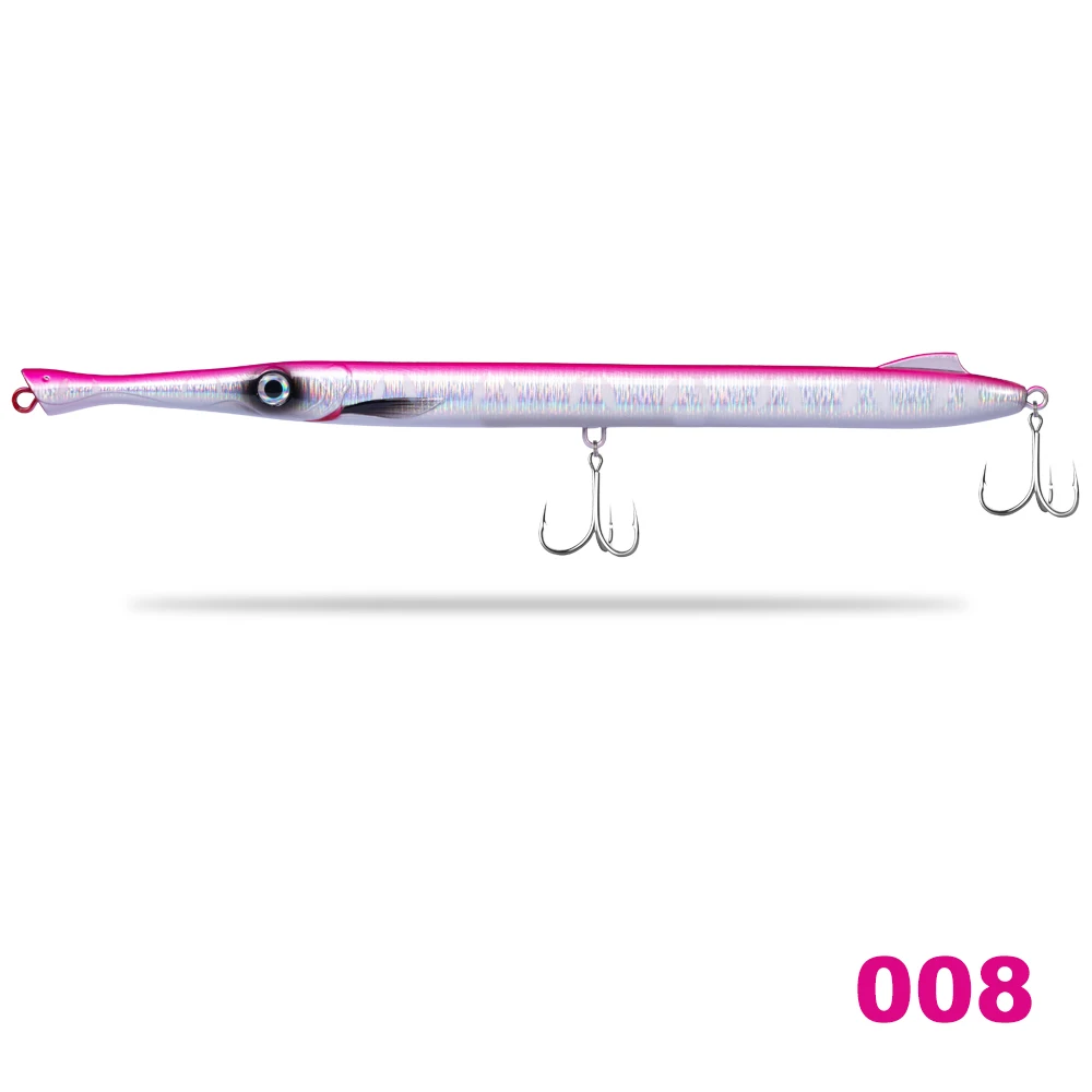 008 Hunthouse stickbaits peche en mer leurre walk dog pencil 195 мм 44 г don belone pencil stickbait fishing bluefish topwater приманки - Цвет: 008
