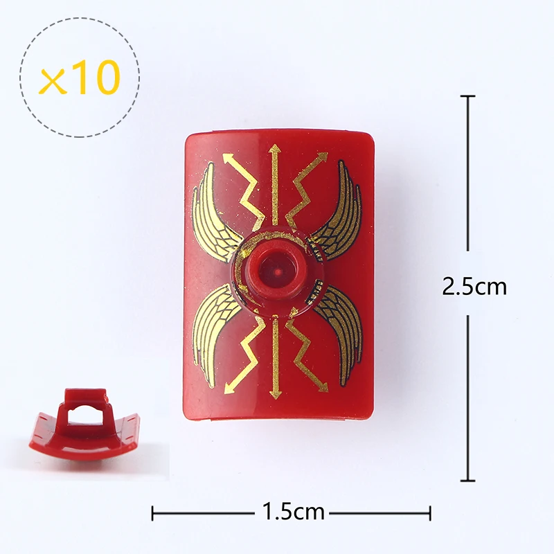 10 шт./лот DIY Кирпичи из фильма Armas Shield экшн-фигурки аксессуары строительные блоки