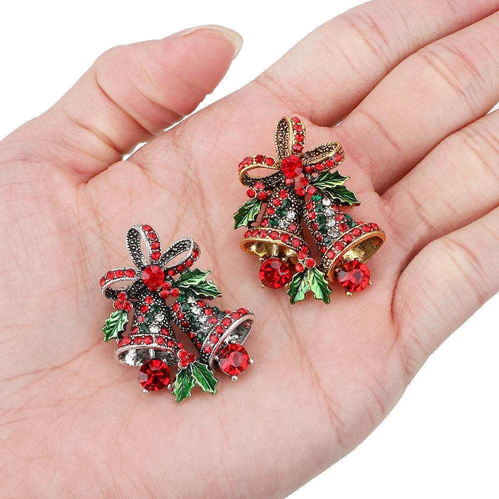 HOOMIN костюм контакты колокольчики броши ювелирные изделия в винтажном стиле