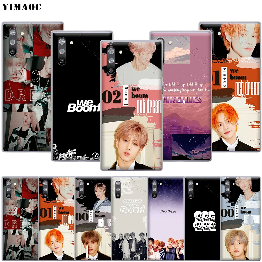 Чехол для телефона YIMAOC NCT DREAM We Boom Fireflies Samsung Galaxy A5 A6 A7 A8 A9 J3 J5 J7 Note 8 9 10 M10 M20 M30
