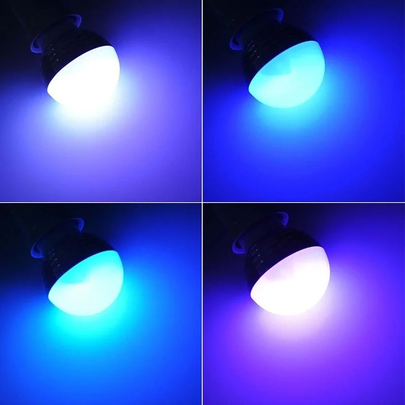 RGB светодиодный светильник E27/E26/E14/B22/GU10/MR16 Светодиодный точечный волшебный