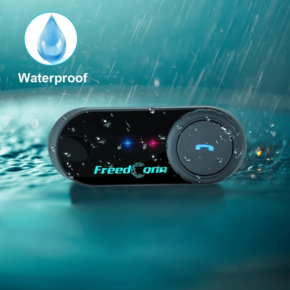 Беспроводная гарнитура FreedConn TCOM VB для мотоцикла Bluetooth 2 в 1 шлема 800 м микрофон