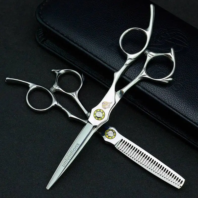 

6" Bearing Screw Razor Barber Hair Scissors Japan Hairdressing Scissors for Cut Hair Shears Hair Dressing Scissors High Quality