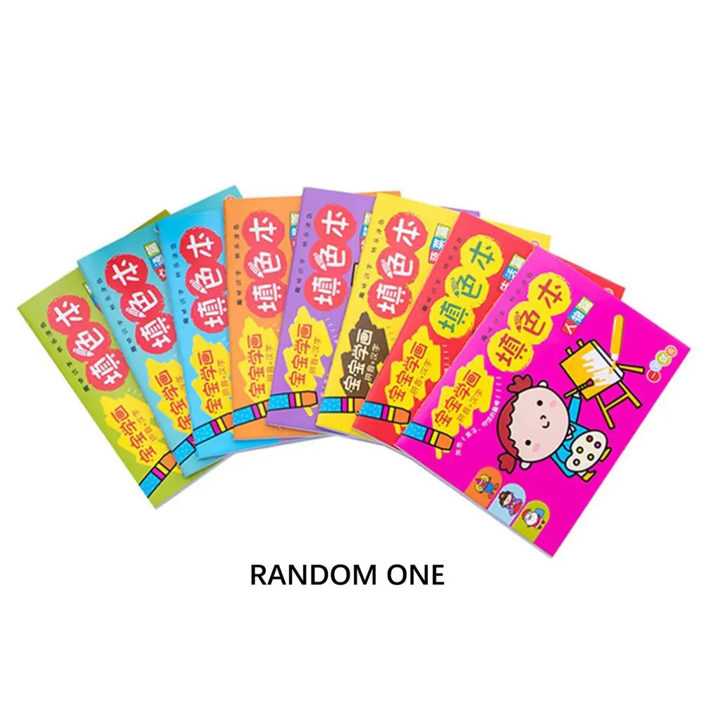 

Children's drawing picture book graffiti stick figure book 8 sets Kids Supply