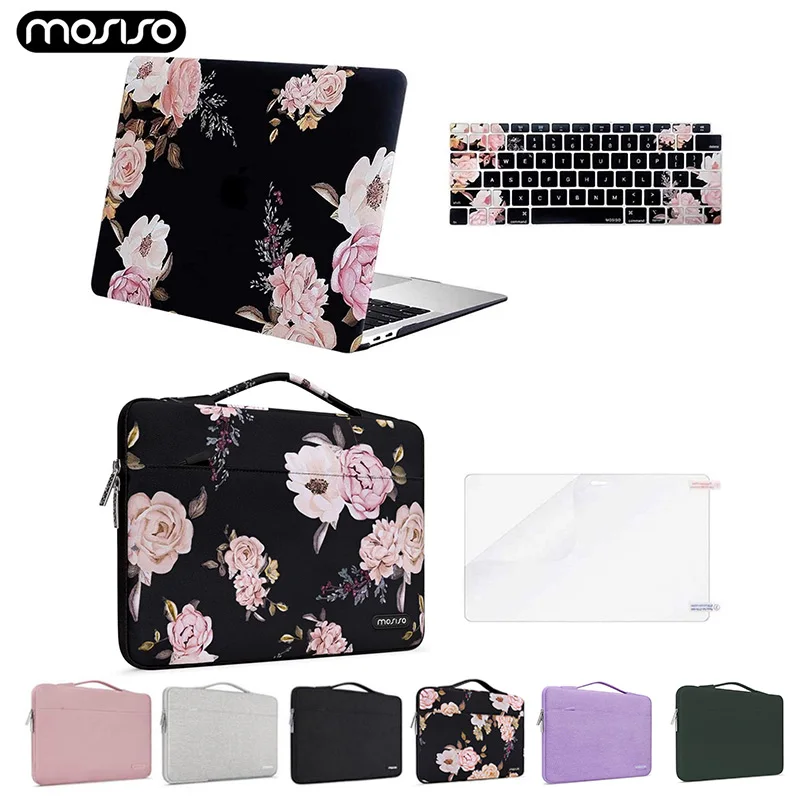 

Laptop Bag Case For MacBook Air 13 inch Retina 2020 2019 2018 Release A2337 M1 A2179 A1932 Plastic Hard Shell Cover Briefcase