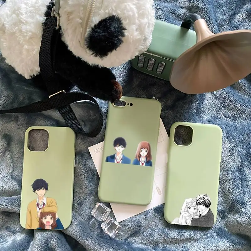 

Ao Haru Ride Japan anime Phone Case Candy Color for iPhone 6 7 8 11 12 13 s mini pro X XS XR MAX Plus