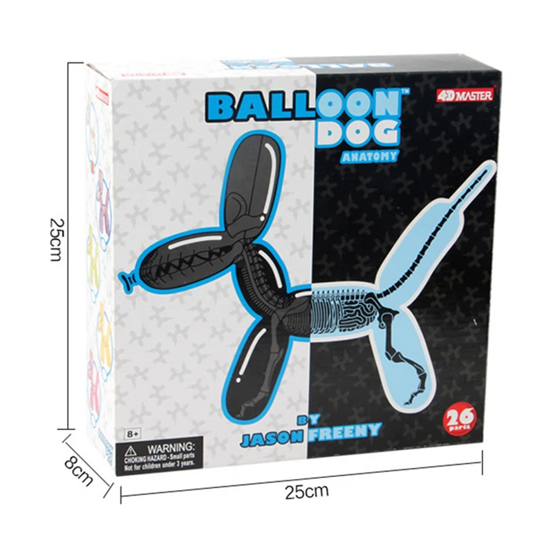 Большой воздушный шар собака 4d мастер головоломка сборка игрушка перспектива