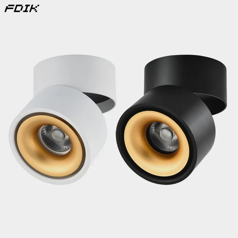 Диммируемый COB светодиодный вмонтированные светильники Светодиодный потолочный