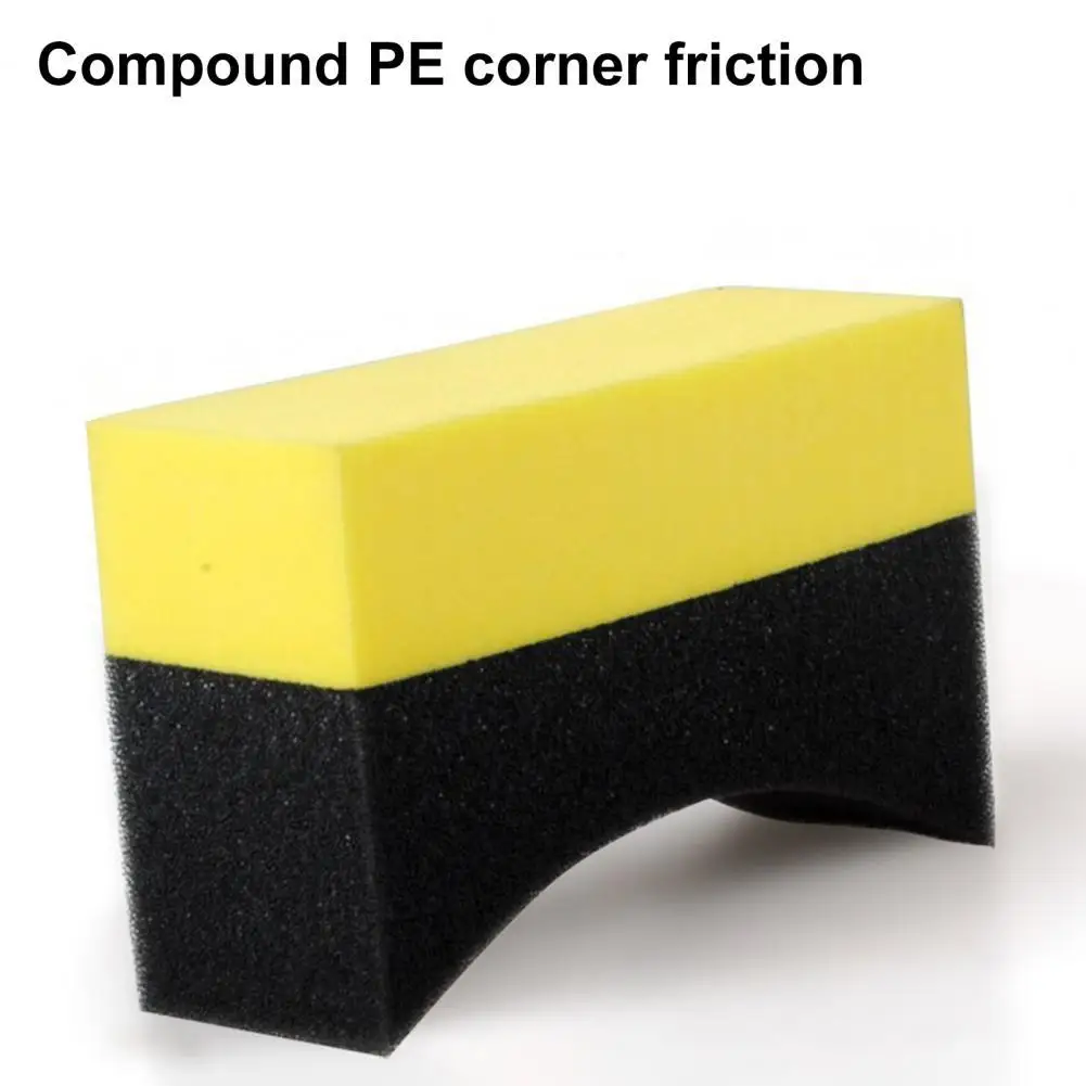 

2Pcs Car Tyre Cleaning Sponge U-Shaped Cleaning Dressing Waxing Polishing Brush Sponge Reusable Tire Dressing Applicator Sponge