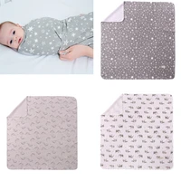 3pcs muslin swaddle blankets soft 100 cotton newborn receiving blankets infant swaddling wrap sleepsack 9090cm