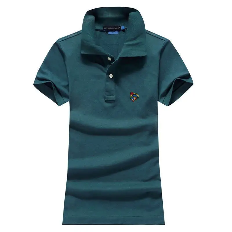 Высокое качество 2020 новые женские рубашки-поло 100% хлопок с коротким рукавом